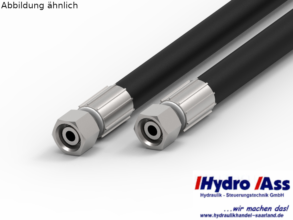 Hydraulikschlauch 2SC NW16-G3/4" DKR AGR in Längen von 300 mm 3000 mm 