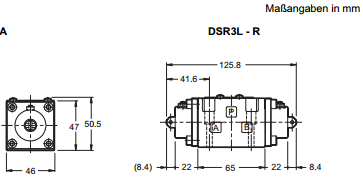 4/2 Hydraulikwegeventil NG6 Duplomatic DSR3L-R/11N, DSR3L-R/10N